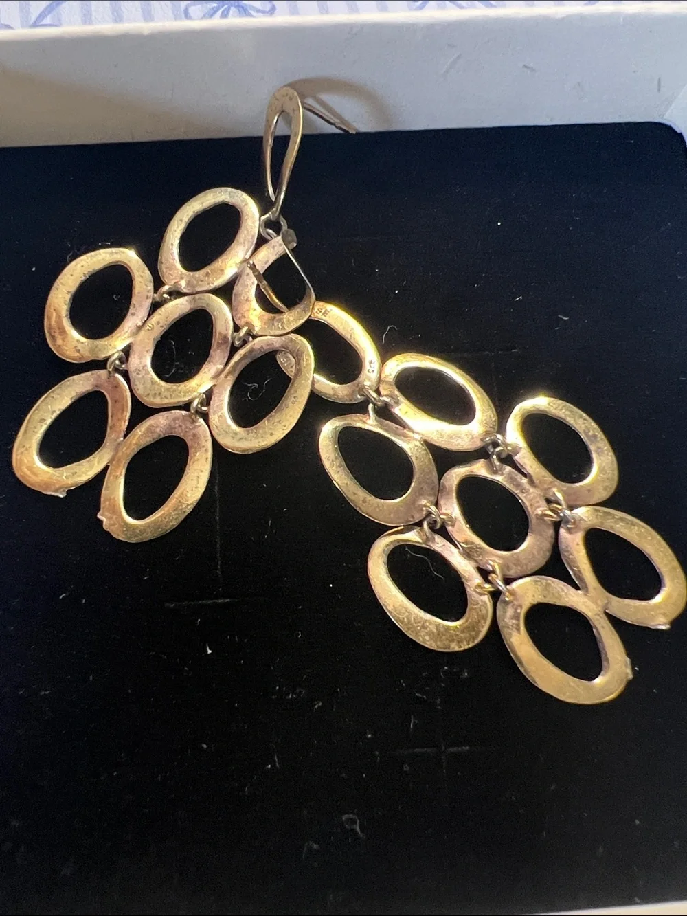 Ippolita Rose Gold Multi-Oval Drop Earrings ret.$3995 USD